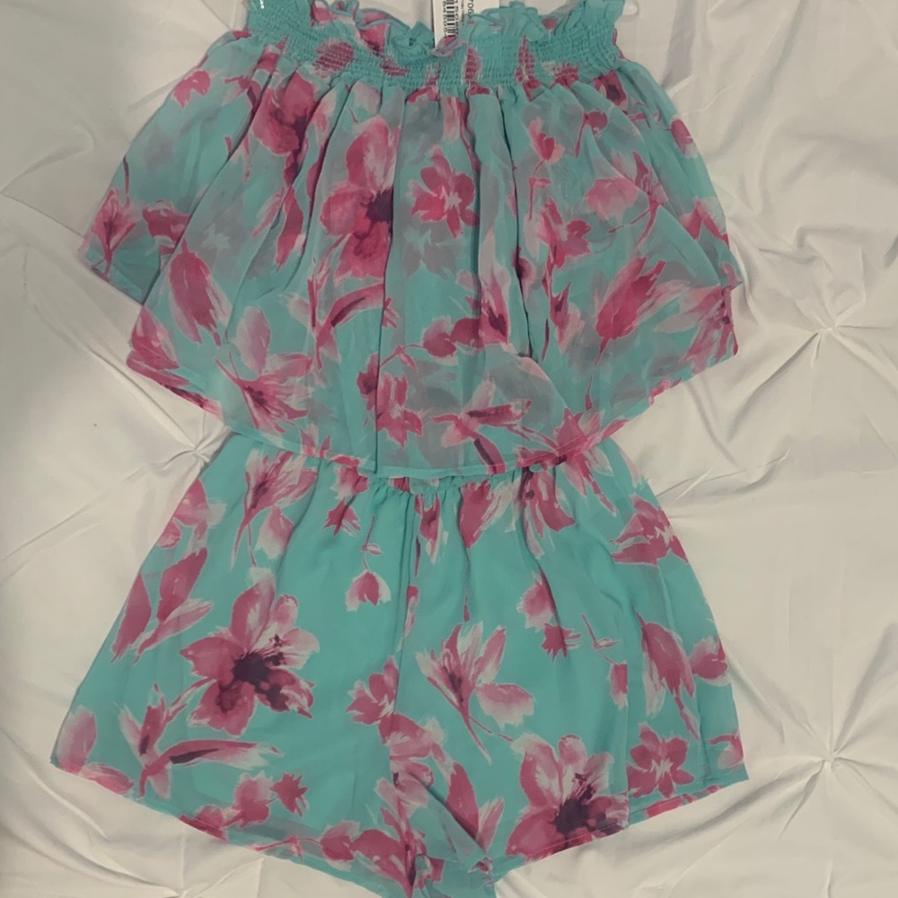 NWT Floral Romper